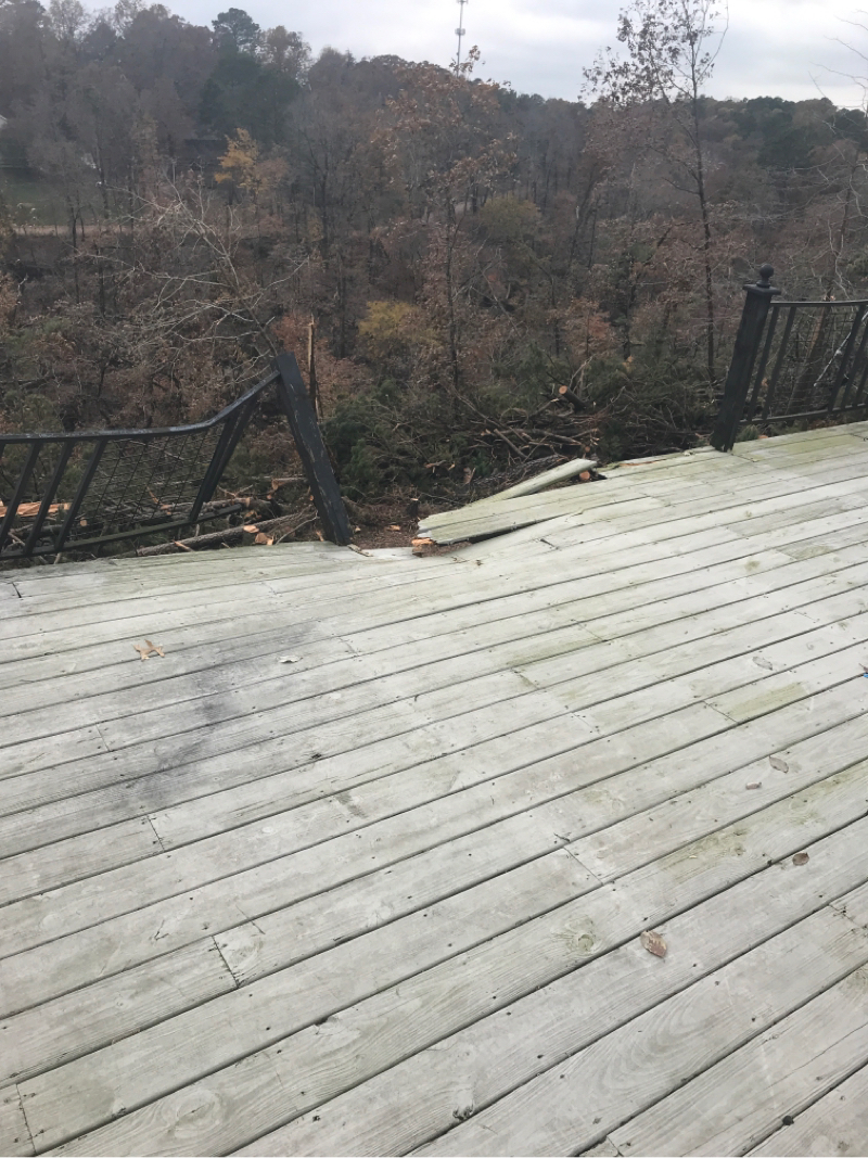 Before water damage restoration by NWA Restore It.