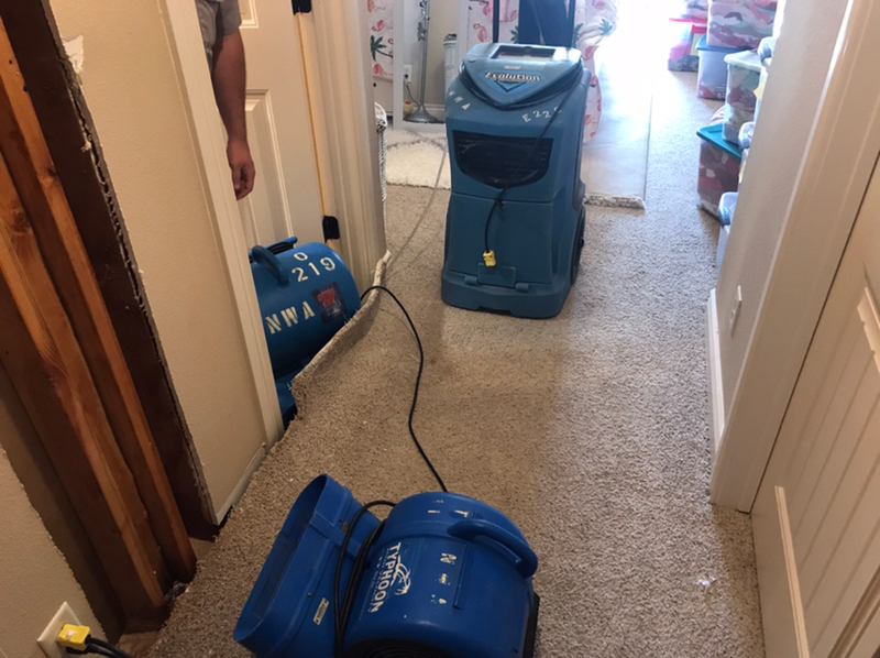 Water damage cleanup in Rogers Arkansas home